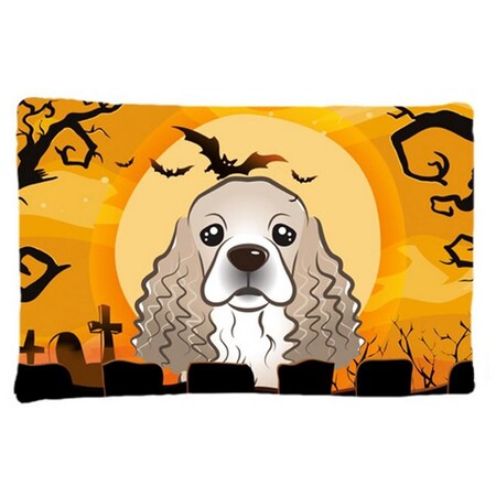 Carolines Treasures Halloween Cocker Spaniel Fabric Standard Pillowcase BB1774PILLOWCASE